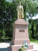 Monument to Taras Shevchenko in Olesko…