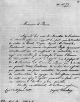 Лист барона Дернберга до П. Я. Убрі