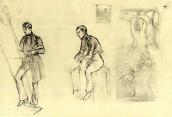 Students of the Academy of Arts. Sketch
