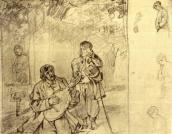 Сліпий. Ескіз