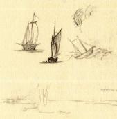 Boats with sails
