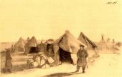Expeditionary camp in the desert