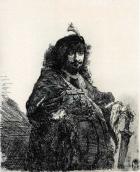 Автопортрет Рембрандта с саблей