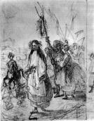 Обжинки. Ескіз