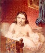 Taras Shevchenko. Woman in bed. [1839…