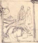 Начерк багатофігурної композиції