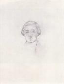 Portrait of A.I. Lagoda. Sketch