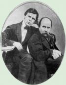 Т.Г.Шевченко і Г.М.Честахівський. Фото.